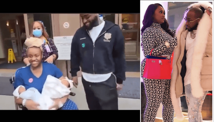 VIDEO: Davido & Chioma Welcomes a Set Of Twins