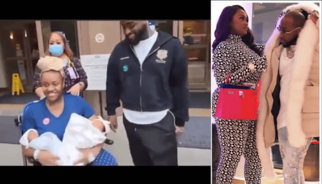 VIDEO: Davido & Chioma Welcomes a Set Of Twins