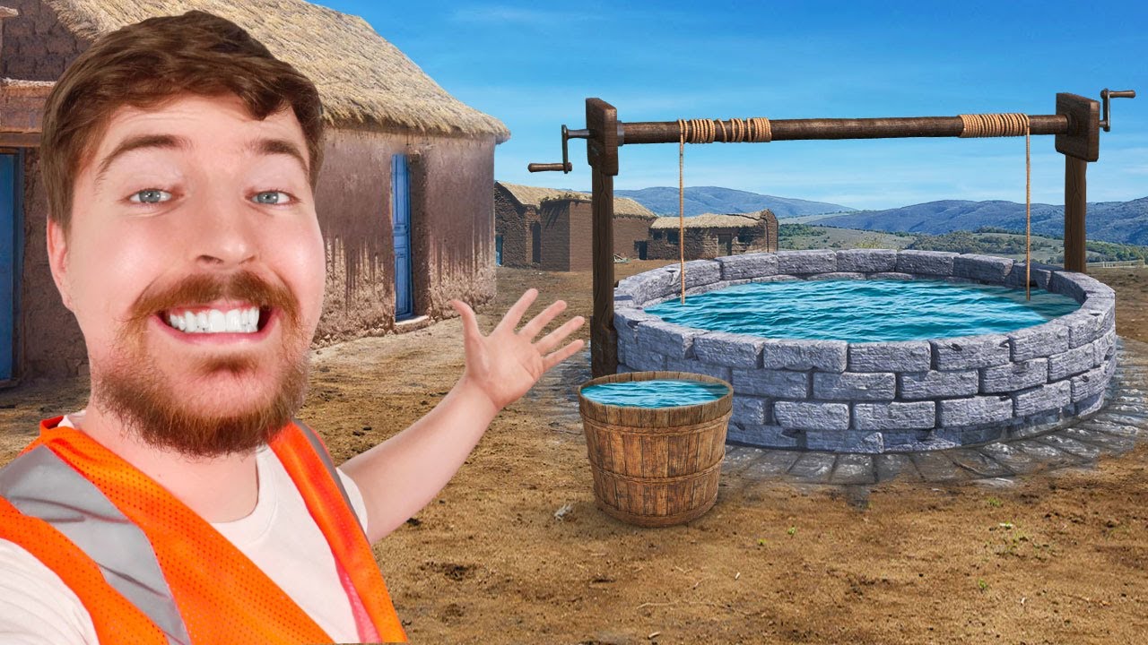 Mr Beast Builds 100 Water Wells In Africa