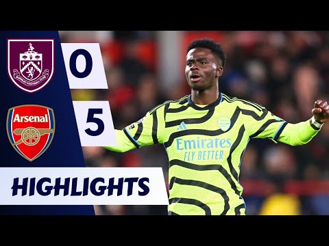 VIDEO: Burnley 0 – 5 Arsenal Highlights |Watch Now | Premier League