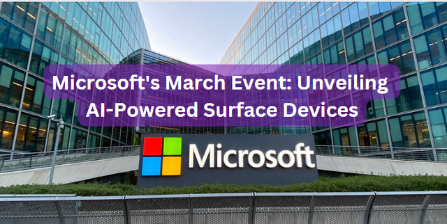 Microsoft's March Event: Unveiling AI-Powered Surface Devices