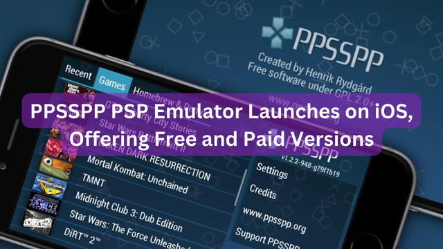 PPSSPP PSP Emulator Launches on iOS, Offering Free and Paid Versions