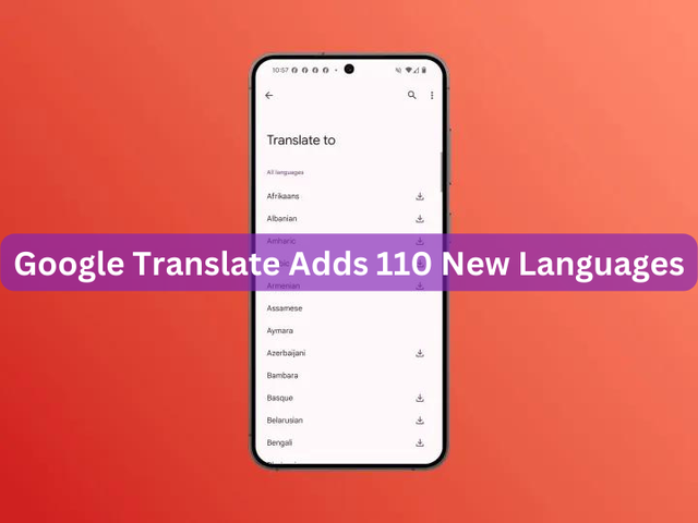 Google Translate Adds 110 New Languages