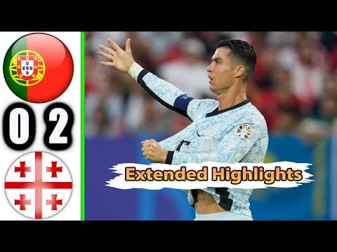 VIDEO: Portugal 0 – 2 Georgia Highlights |Watch Now | Euro 2024