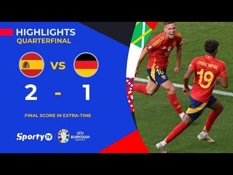 VIDEO: Spain 2 – 1 Germany Highlights |Watch Now | Euro 2024 (Quarter Final)