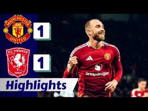 VIDEO: Manchester United 0 – 0 FC Twente Highlights |Watch Now | Europa League