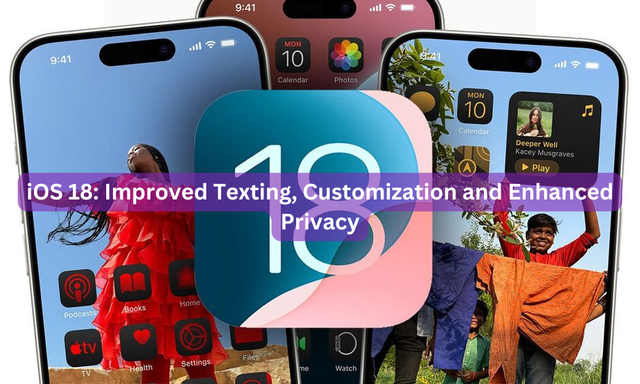 iOS 18: Improved Texting, Customization and Enhanced Privacy
