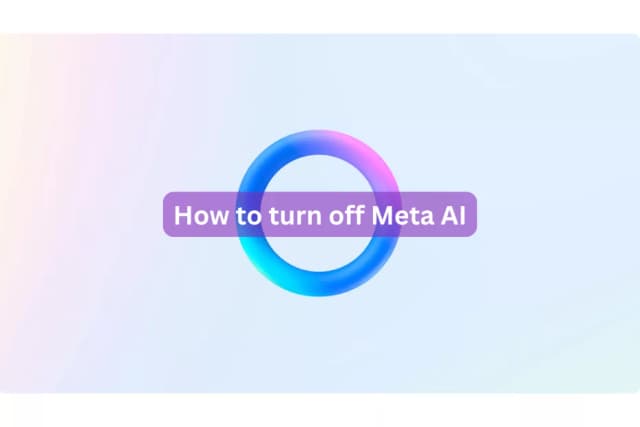 How to turn off Meta AI
