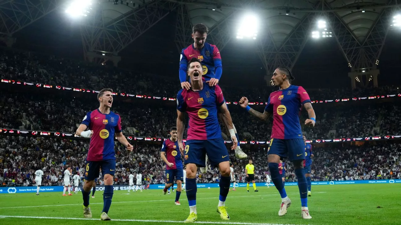 VIDEO: Real Madrid 2 – 5 Barcelona Highlights |Watch Now | Super Copa