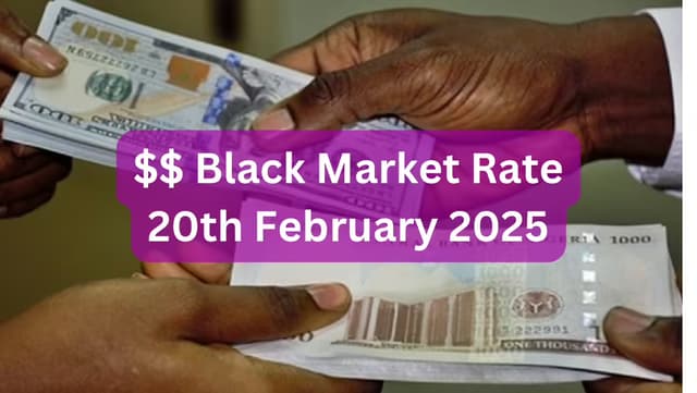 Dollar To Naira Black Market Exchange Rate Today 20th February, 2025