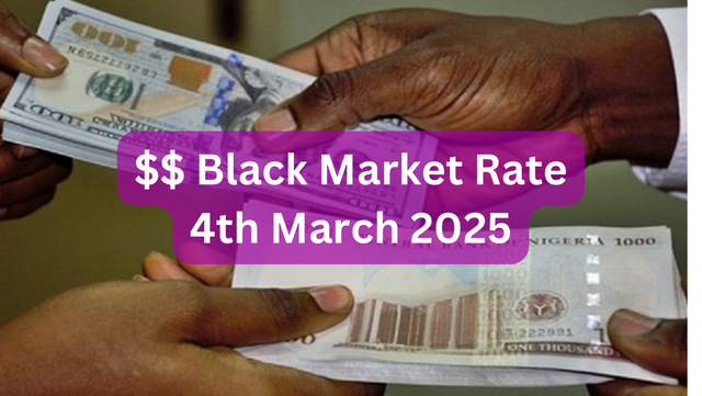 Dollar To Naira Black Market Exchange Rate Today 4th March, 2025