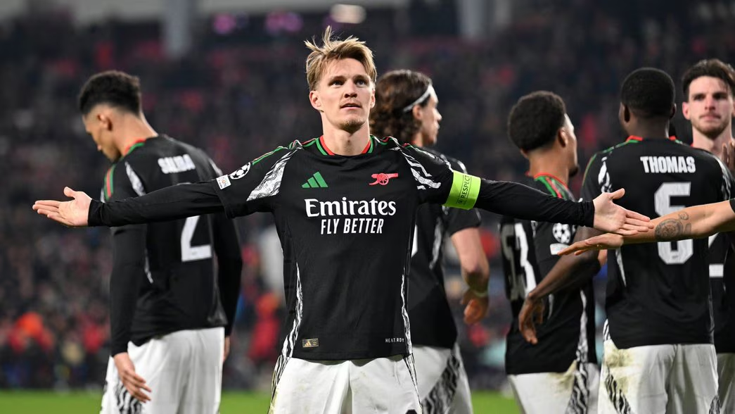 VIDEO: PSV 1 – 7 Arsenal Highlights |Watch Now | Champions League