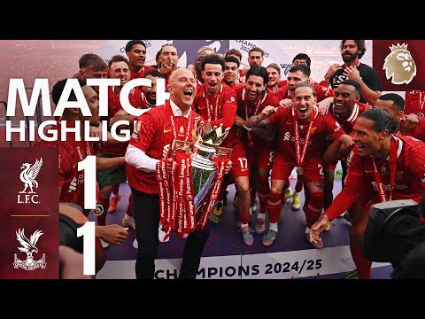 VIDEO: Liverpool 1 – 1 Crystal Palace Highlights |Watch Now | Premier League