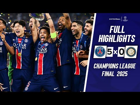 VIDEO: Paris Saint German 5 – 0 Inter Milan Highlights |Watch Now | Champions League (Final)