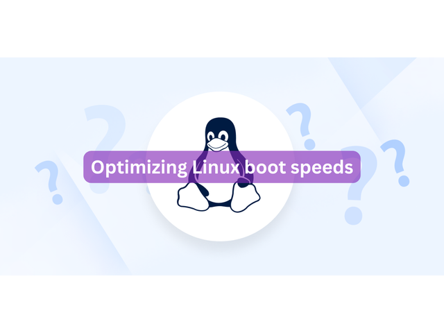 Optimizing Linux boot speeds