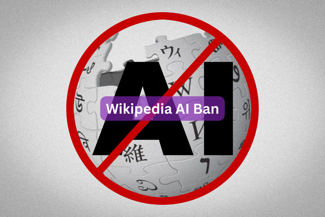 Wikipedia AI Ban