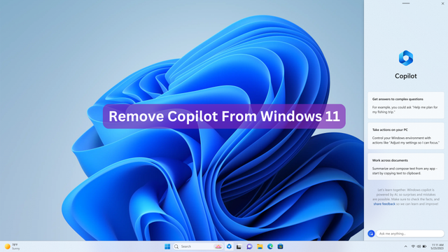 Remove Copilot From Windows 11