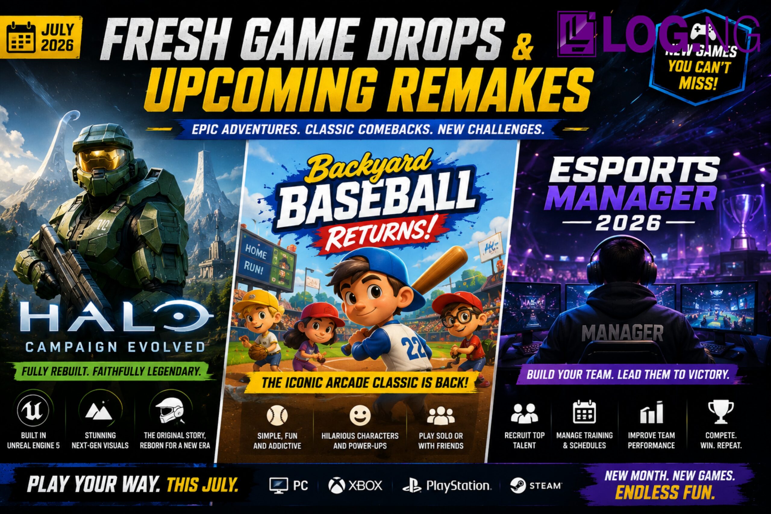 Fresh Game Releases and Upcoming Remakes to Watch