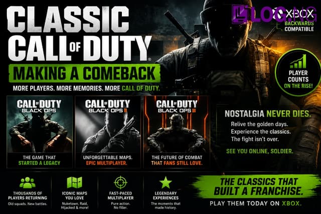 Classic Call of Duty Games Are Making a Strong Comeback on Xbox