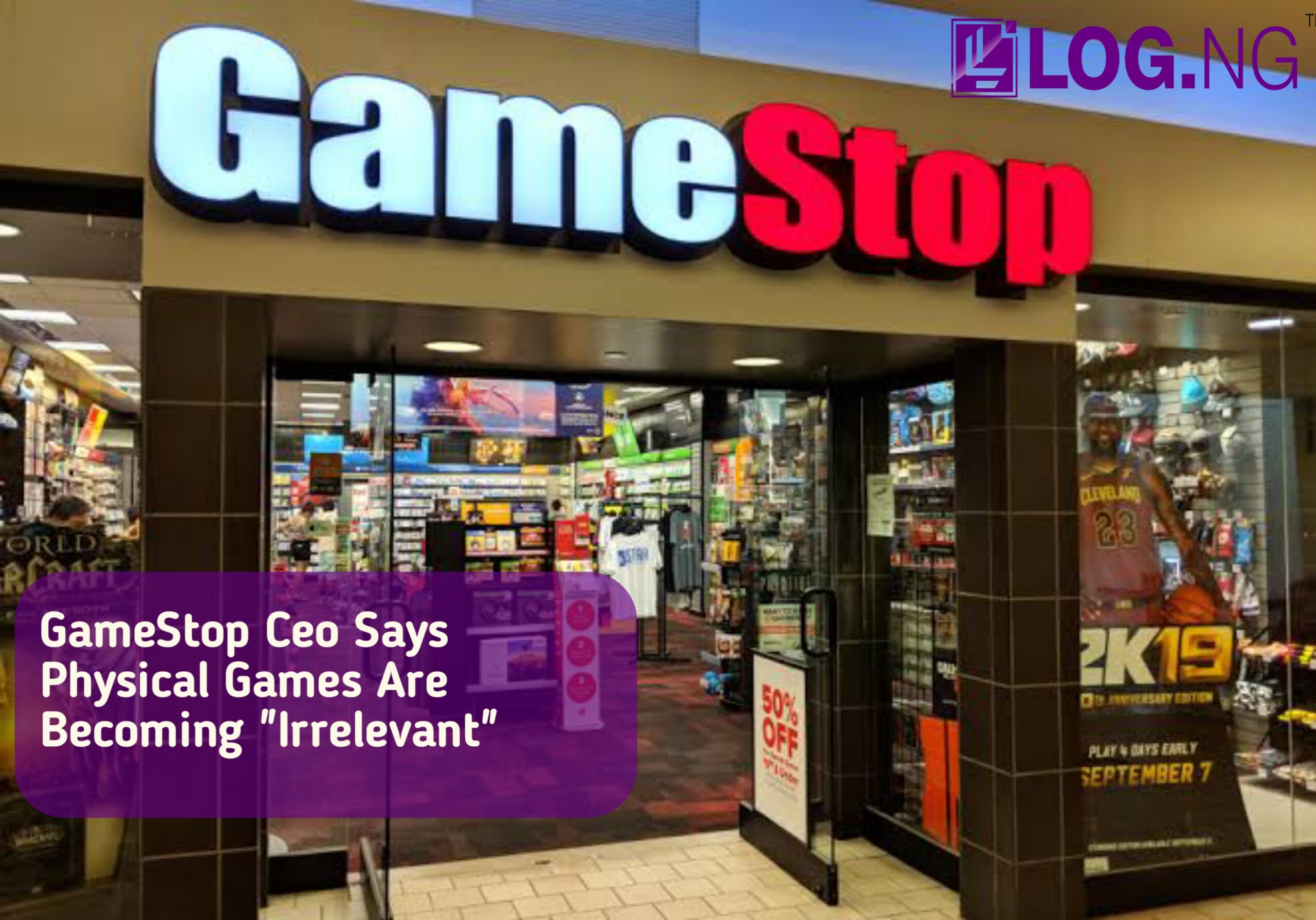 GameStop CEO Says Physical Games Are Becoming "Irrelevant"